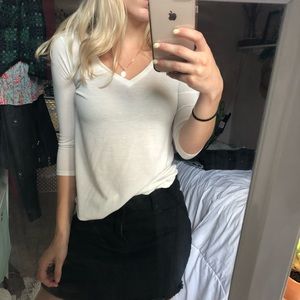 American Eagle 3/4 Top with Cross-Cross Back